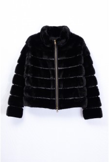 REVERSIBLE MINK DOWN JACKET