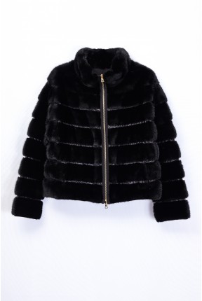 REVERSIBLE MINK DOWN JACKET