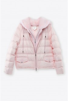 OVERSIZED DOWN JACKET WITH DETACHABLE HOOD