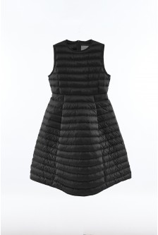 FRONT PLEATED DOWN DRESS