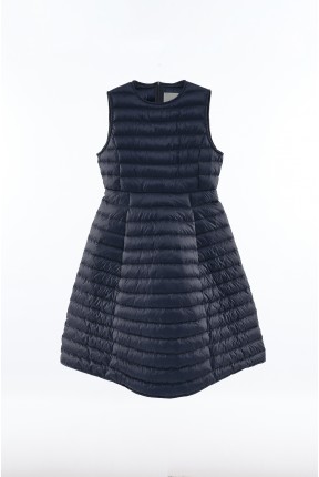 FRONT PLEATED DOWN DRESS