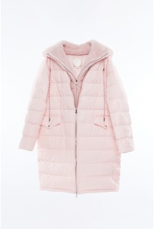 OVERSIZED DOWN COAT WITH DETACHABLE HOOD