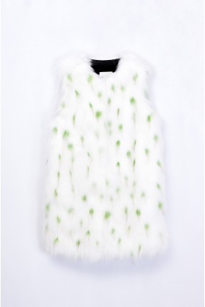 DOTS FOX LONG VEST