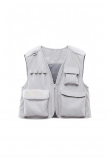 LEATHER UTILITY VEST