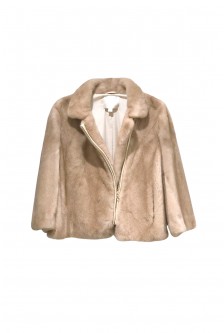 BIKER STYLE MINK JACKET