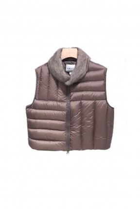 QUILTED CROP DOWN JACKET