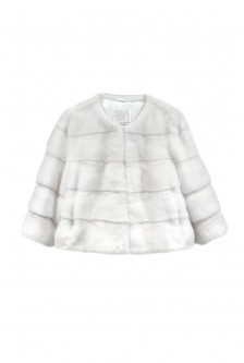 MINK BELL SLEEVES CROPPED JACKET