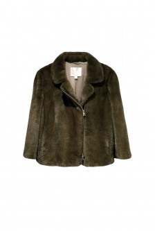 BIKER STYLE MINK JACKET