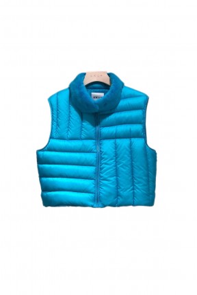 QUILTED CROP DOWN JACKET