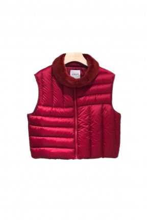 QUILTED CROP DOWN JACKET