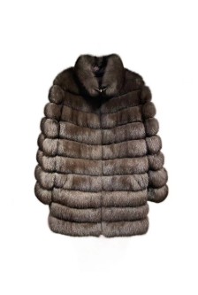 REVERSIBLE SABLE DOWN JACKET