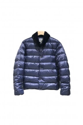 BASIC DOWN JACKET WITH MINK COLLAR